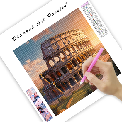 Colosseum in Rome - Diamond Painting