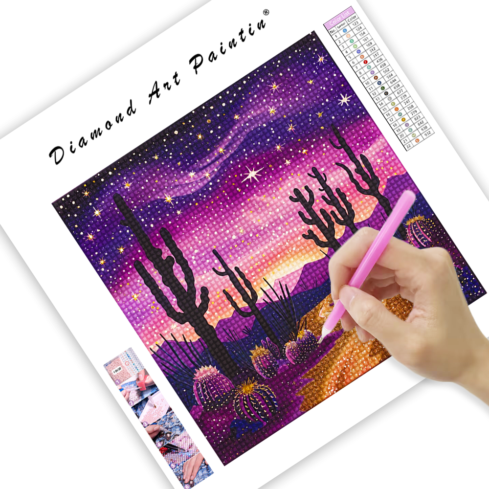 Desert Cactus - Diamond Painting