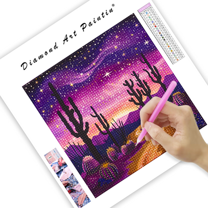 Desert Cactus - Diamond Painting