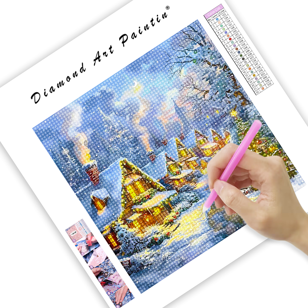 Christmas Town - Diamond Painting