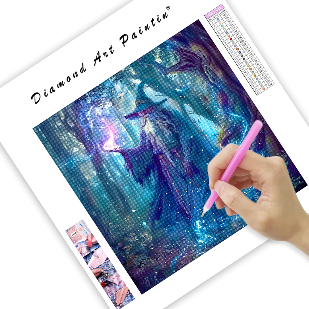 Elf Wizard Ethereal - Diamond Painting