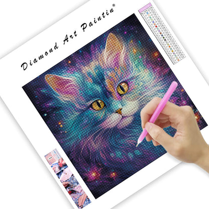 Colorful Cat - Diamond Painting