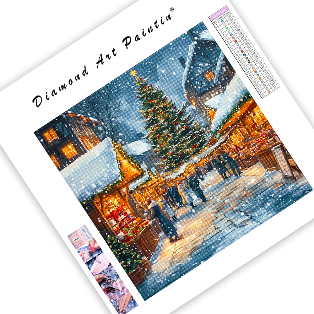 Christmas Market - Diamond Painting