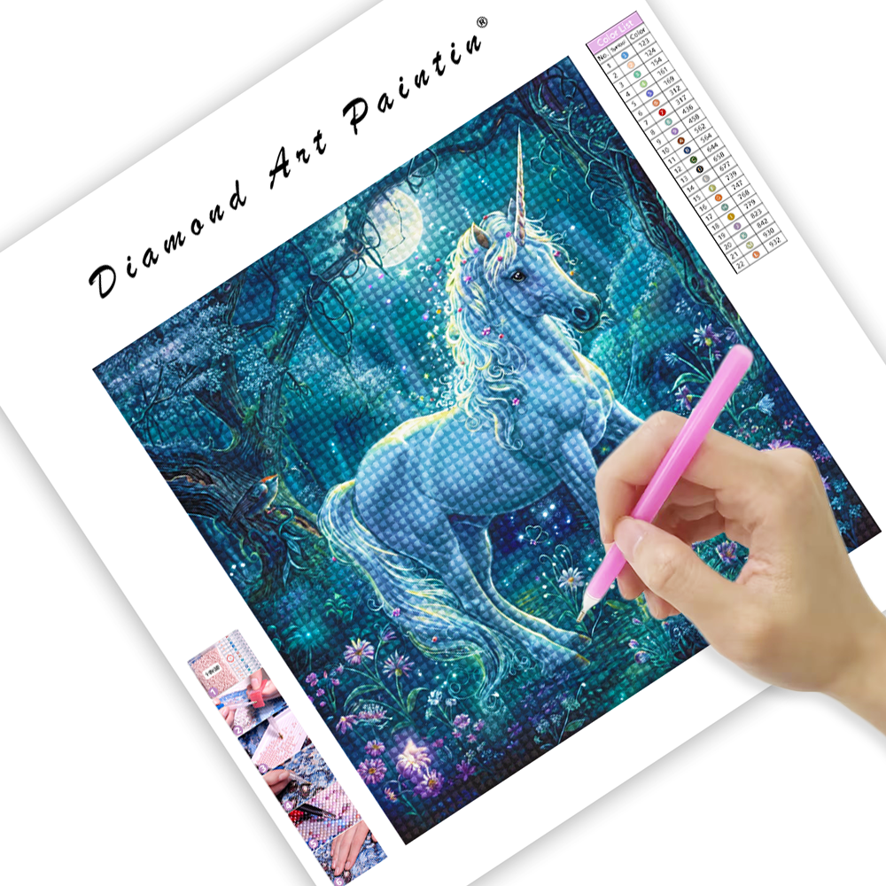 Magic Unicorn - Diamond Painting