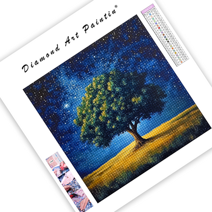 Tree Standing Alone - Diamond Painting