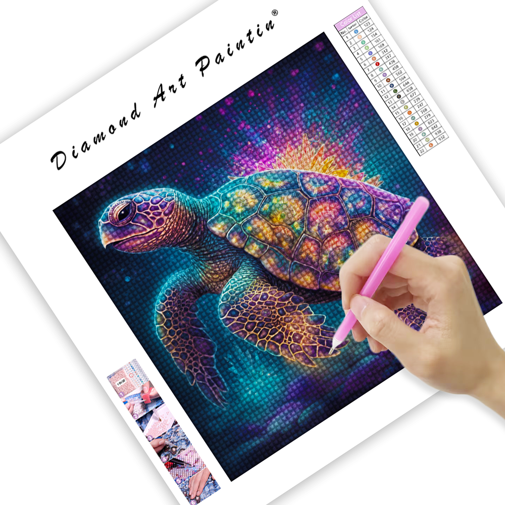 Magic Turtle - Diamond Painting