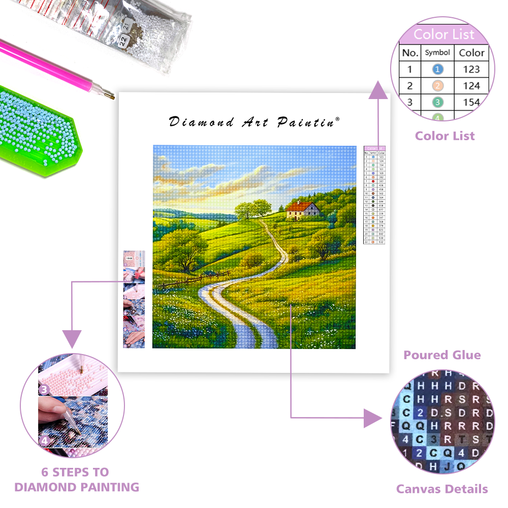 Scenic Countryside - Diamond Painting