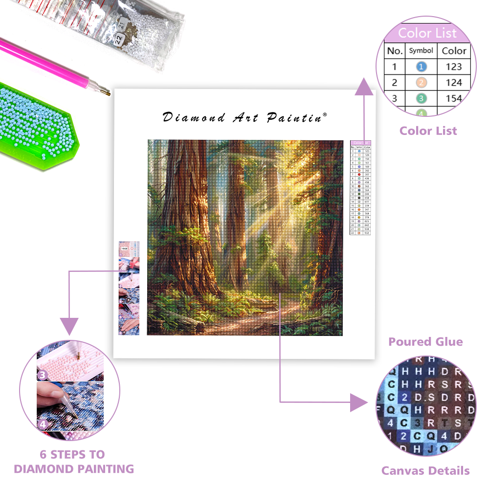 Old Forest - Diamond Painting