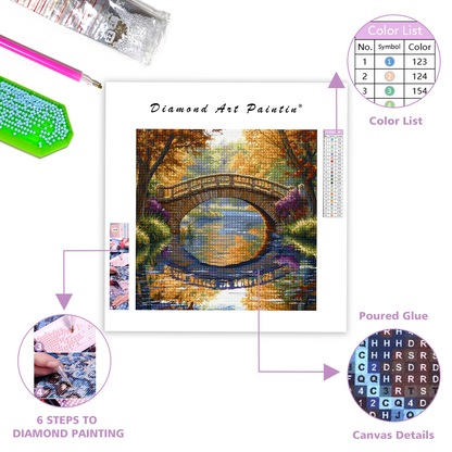 Classic Stone Bridge - Diamond Painting