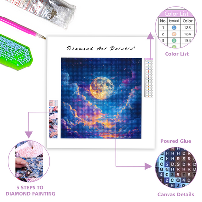 Magical Night Sky - Diamond Painting