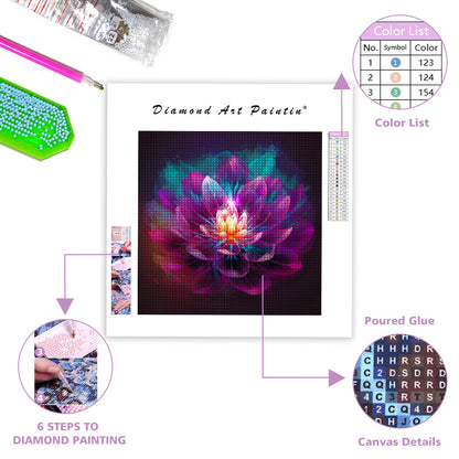 Flower Etherea - Diamond Painting