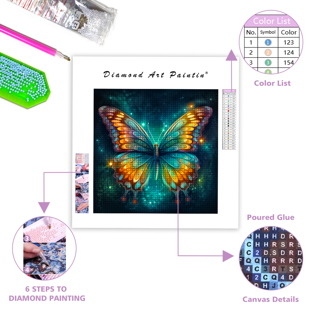 Butterfly Enchant - Diamond Painting