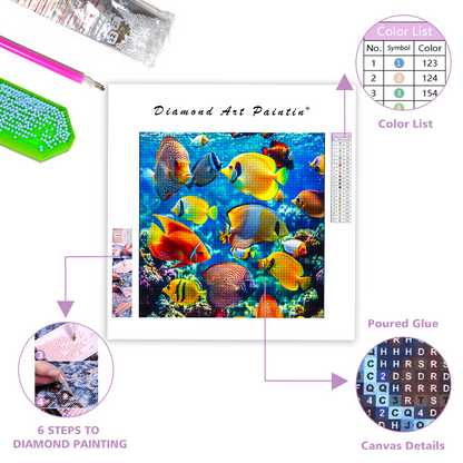 Tropical Fish - Diamond Painting