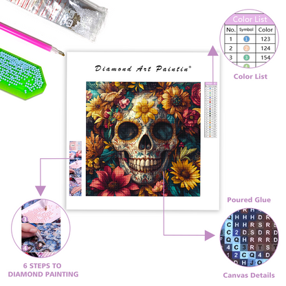 Decorative Skull - Diamond Painting