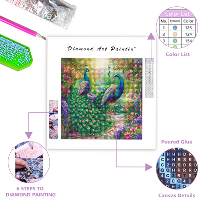 Modern Merch Peacock - Diamond Painting