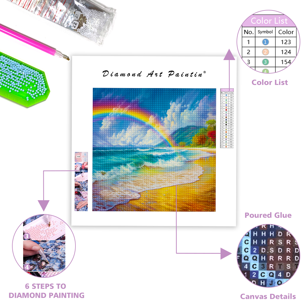 Beach- Diamond Painting