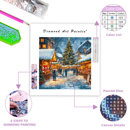 Christmas Market - Diamond Painting