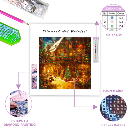 North Pole Workshop - Diamond Painting