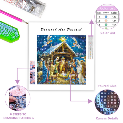 Birth of Jesus - Diamond Painting