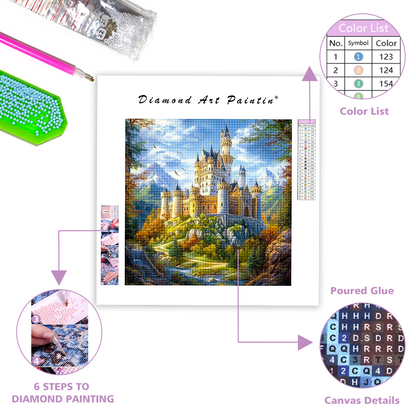 Fairytale Castle - Diamond Painting