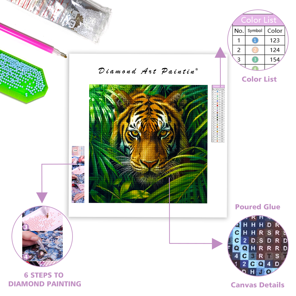 Majestic Tiger - Diamond Painting