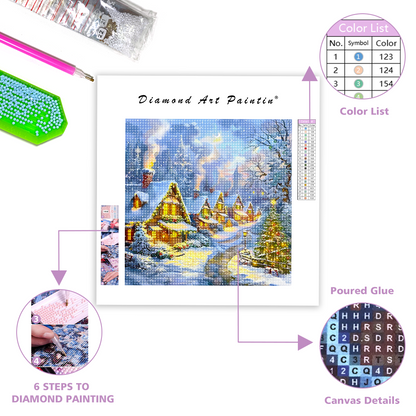 Christmas Town - Diamond Painting