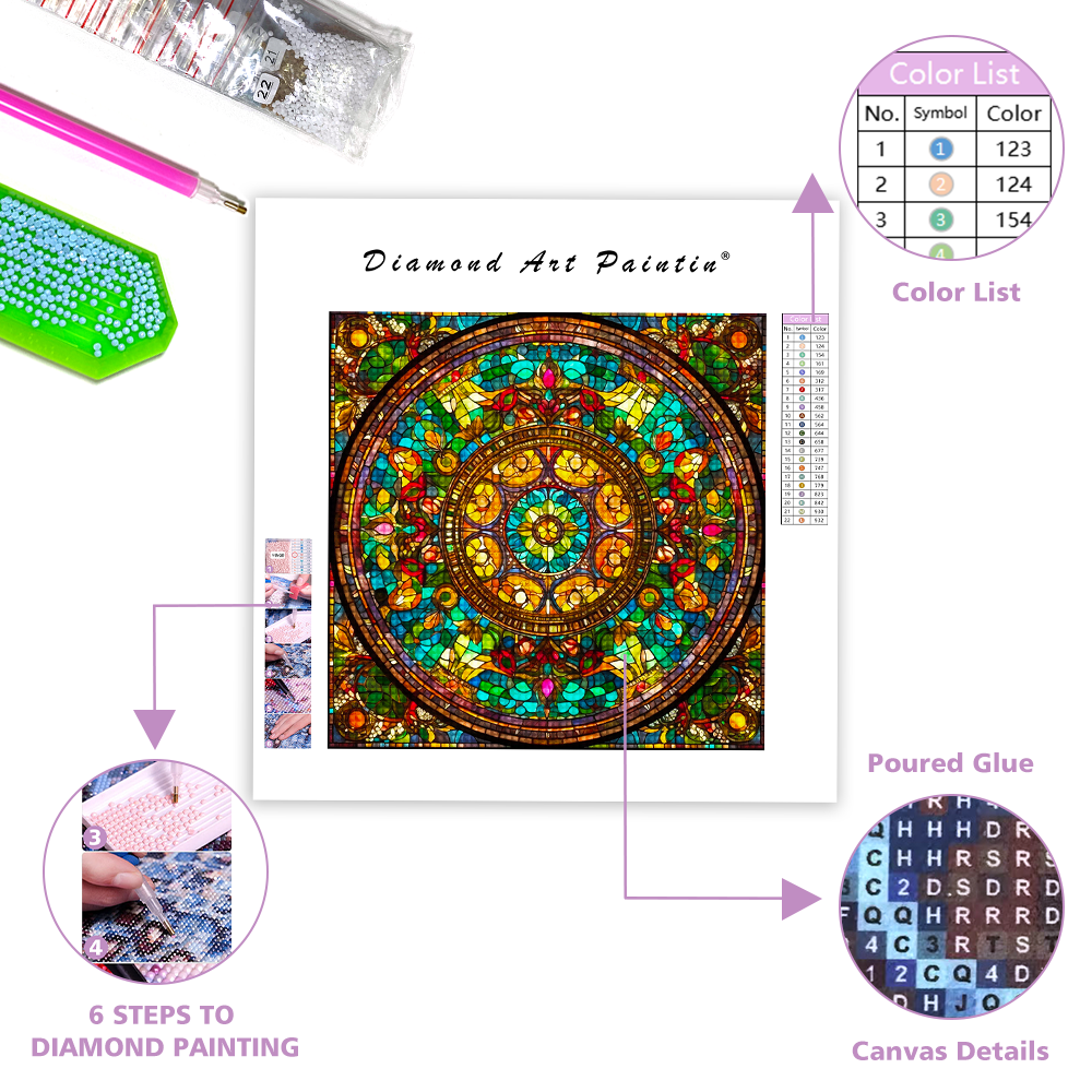 Glass Window- Diamond Painting