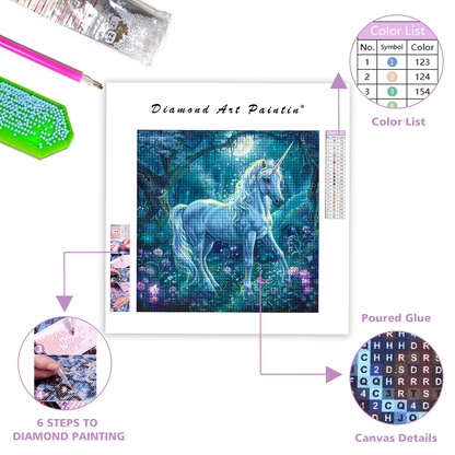 Magic Unicorn - Diamond Painting