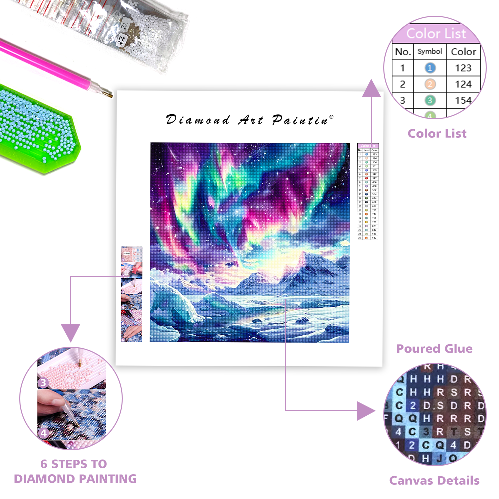 Aurora Borealis - Diamond Painting