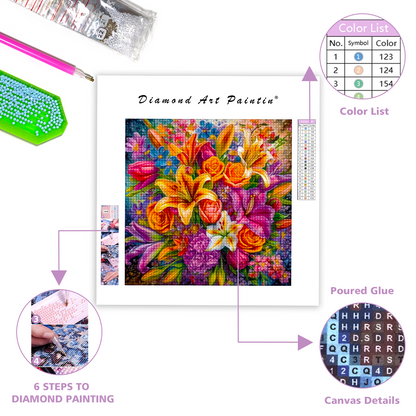 Floral - Diamond Painting