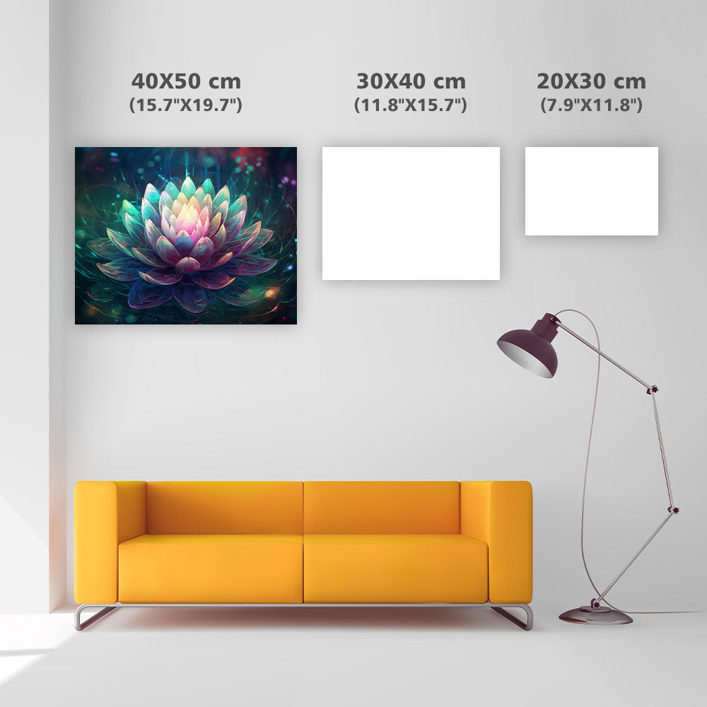 Mystical Lotus Flower - Diamond Painting