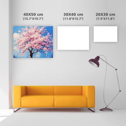 Beautiful Cherry Blossom Tree - Diamond Painting