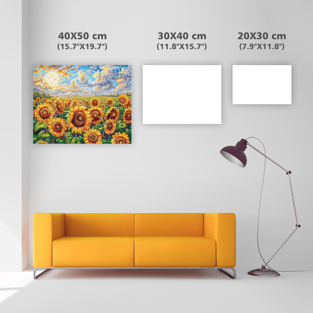 Sunflower Symphony - Diamond Painting