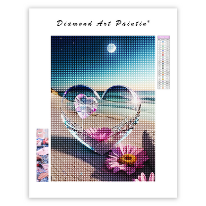 Crystal Heart - Diamond Painting