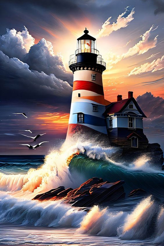 Full Round - Lighthouse - Diamond Painting