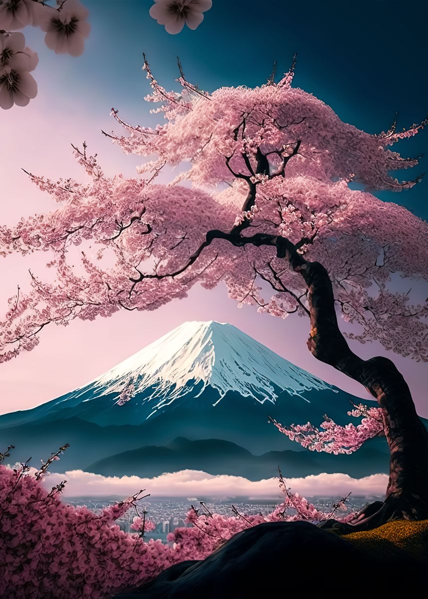 Cherry Blossom Tree - Diamond Painting