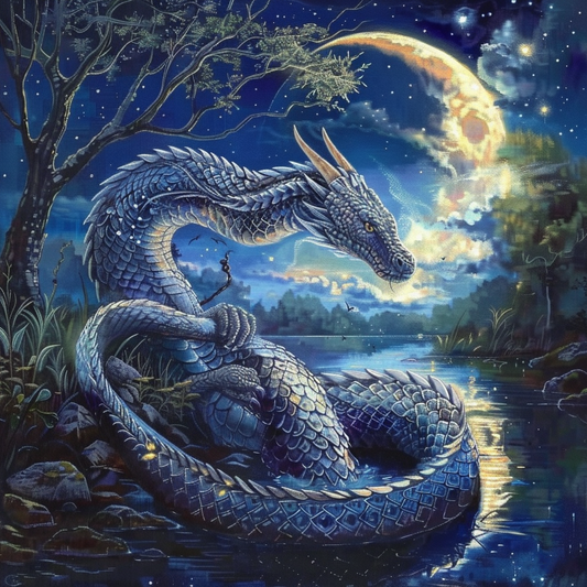 Majestic Detailed Dragon - Diamond Painting