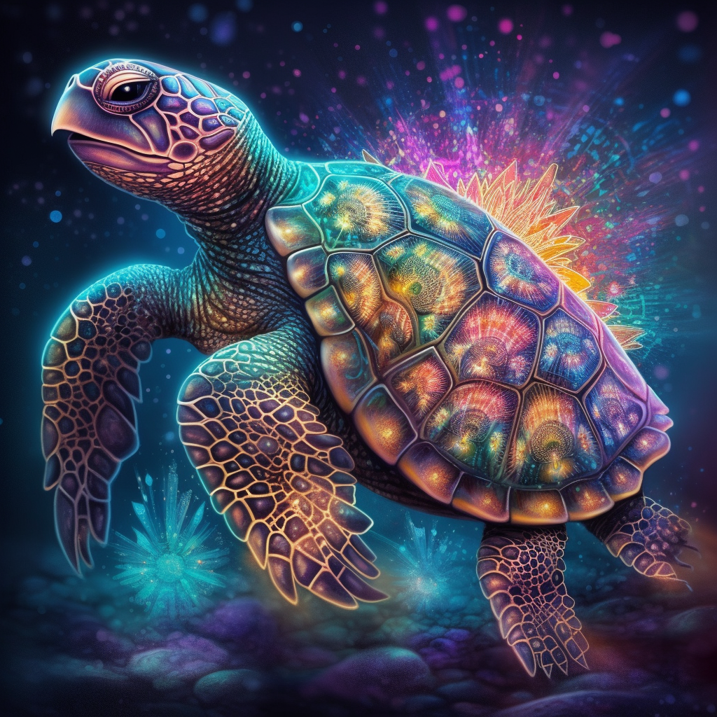 Magic Turtle - Diamond Painting