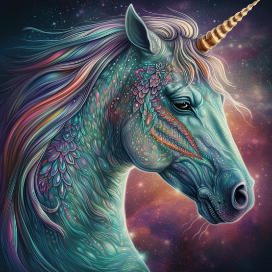 Mystical Unicorn - Diamond Painting