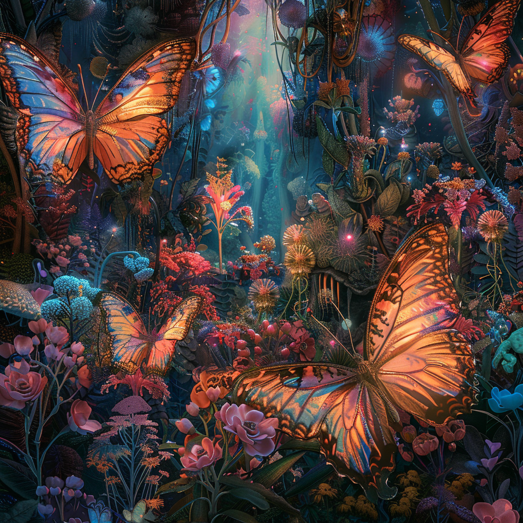 Colorful Butterflies - Diamond Painting