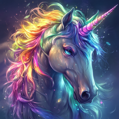 Majestic Unicorn - Diamond Painting