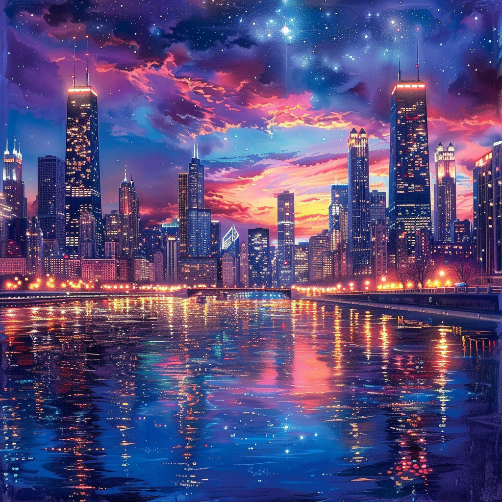 New York At Night - Diamond Painting