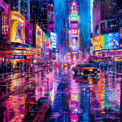 Cyber City - Diamond Painting