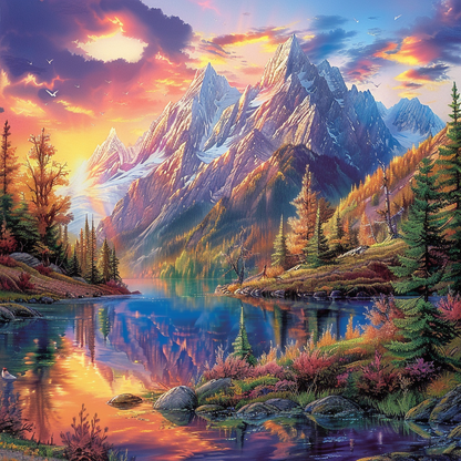 Distant Scenery - Diamond Painting