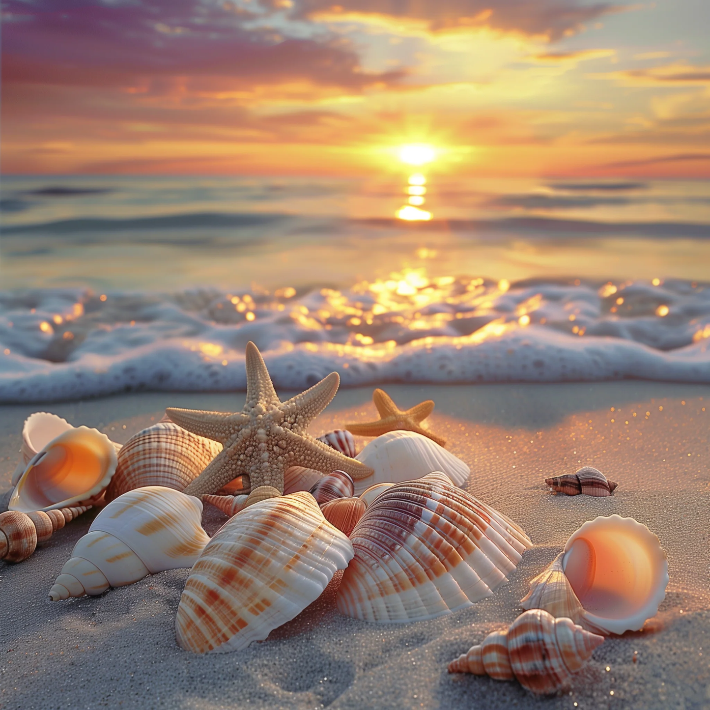 Beach Shells - Diamond Painting