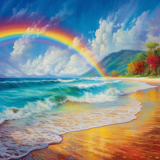 Beach- Diamond Painting