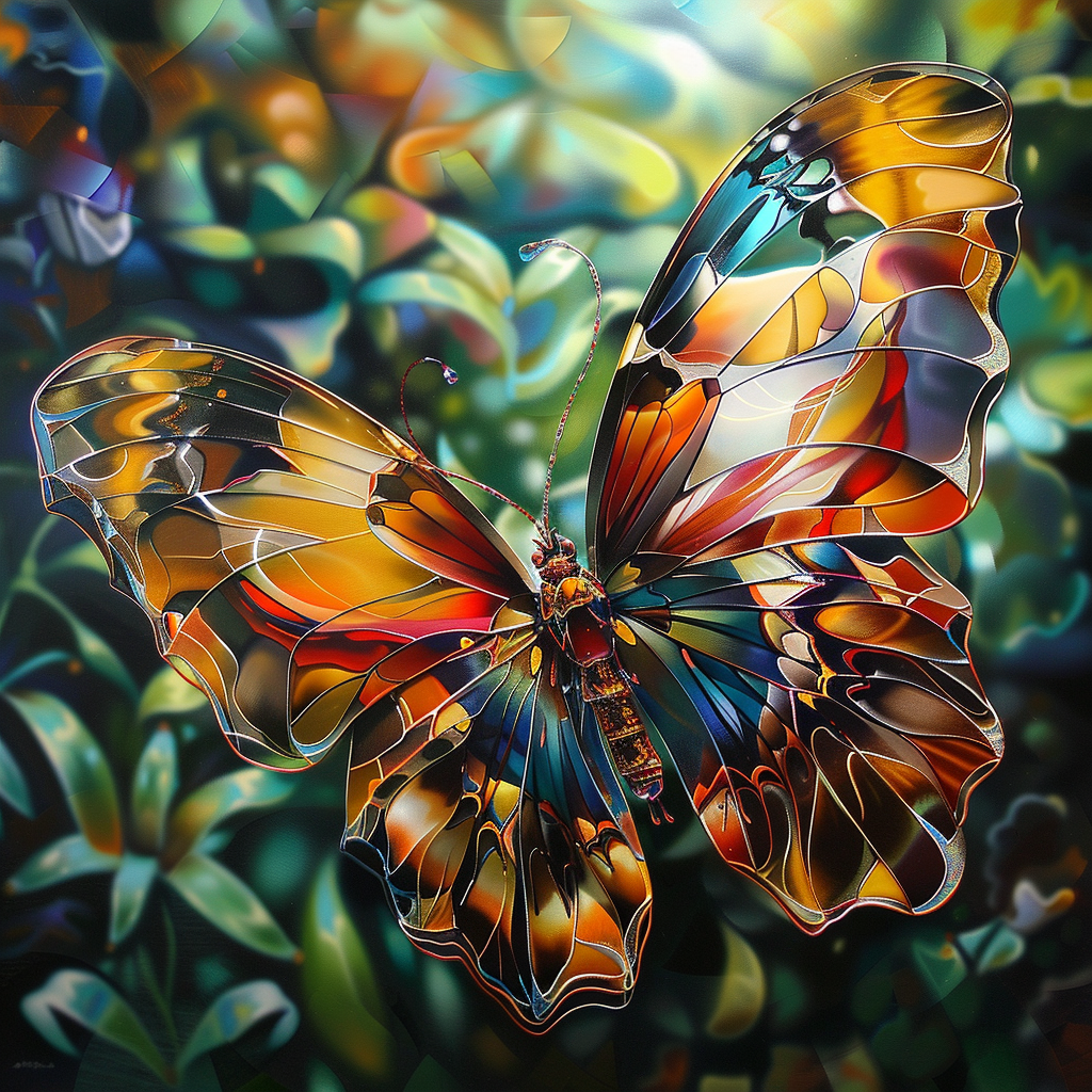 Intricate Wing Patterns- Diamond Painting