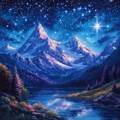 Mountain Range - Diamond Painting