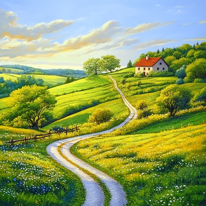 Scenic Countryside - Diamond Painting