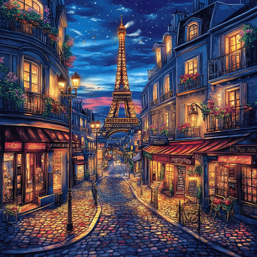 Vibrant Street - Diamond Painting